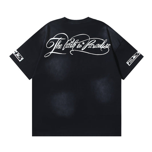 Hellstar P2P Path to Paradise Graphic T-Shirt Black