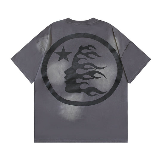 Hellstar Classic Logo T-shirt Grey/Green