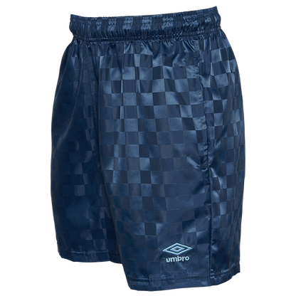 Umbro Men's Checkerboard Shorts- Navy