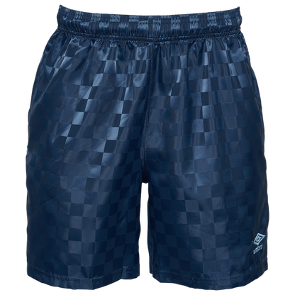 Umbro Men's Checkerboard Shorts- Navy
