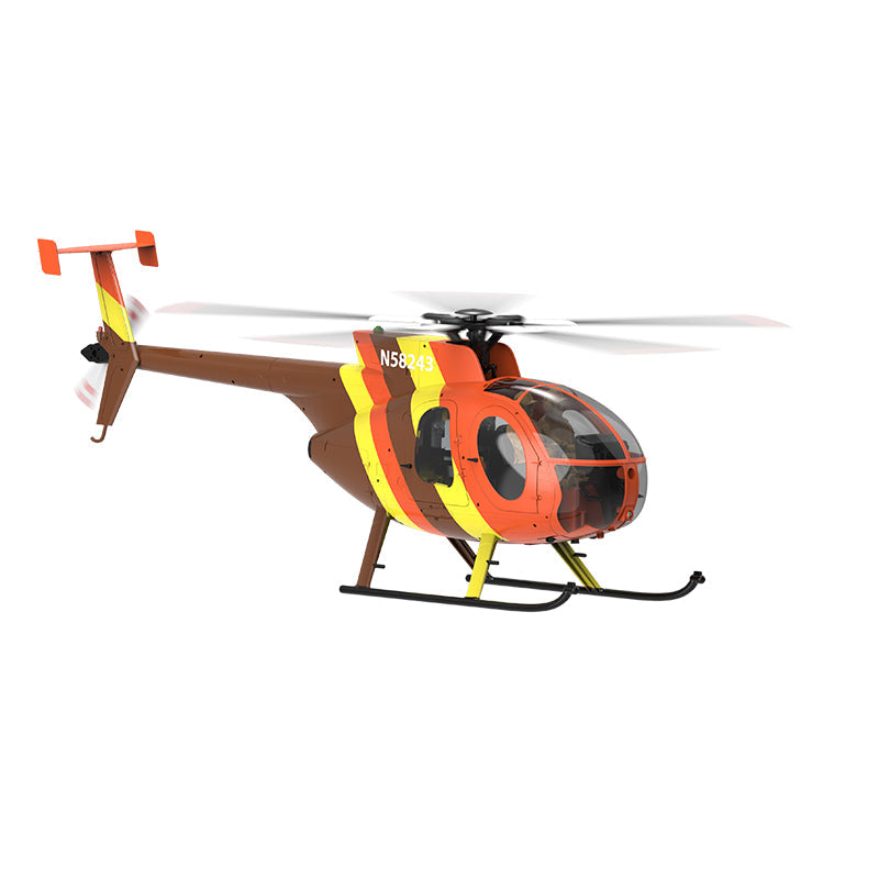 YUXIANG F118S MH-6 Little Bird 1/16 Scale 250-Class FPV RC Military Helicopter 5-Blade Flybarless GPS RTF