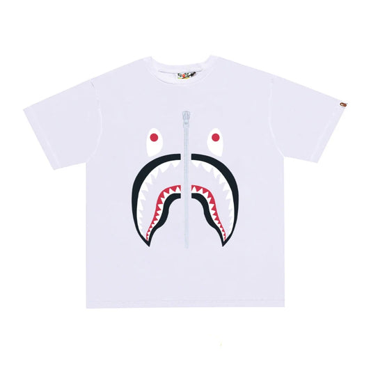 Bape Street Cotton Loose Couple Casual T-shirt Half Sleeve Shirt D033