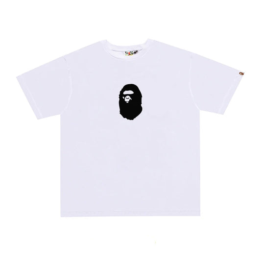 Bape Street Cotton Loose Couple Casual T-shirt Half Sleeve Shirt D089