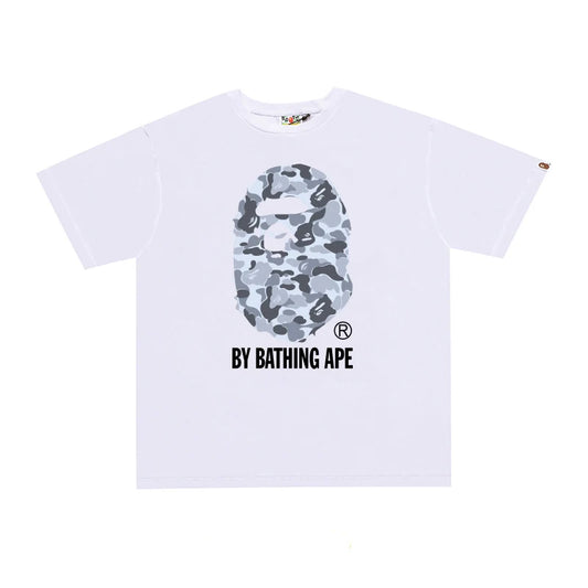 Bape Street Cotton Loose Couple Casual T-shirt Half Sleeve Shirt D763