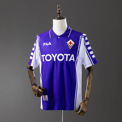 Fiorentina Jersey 1999-00 Home Retro Football Kit