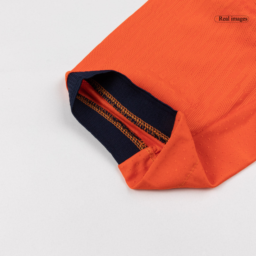 VIRGIL #4 Mens Netherlands World Cup Home Jersey 2026 - Player Version (Slim Fit)
