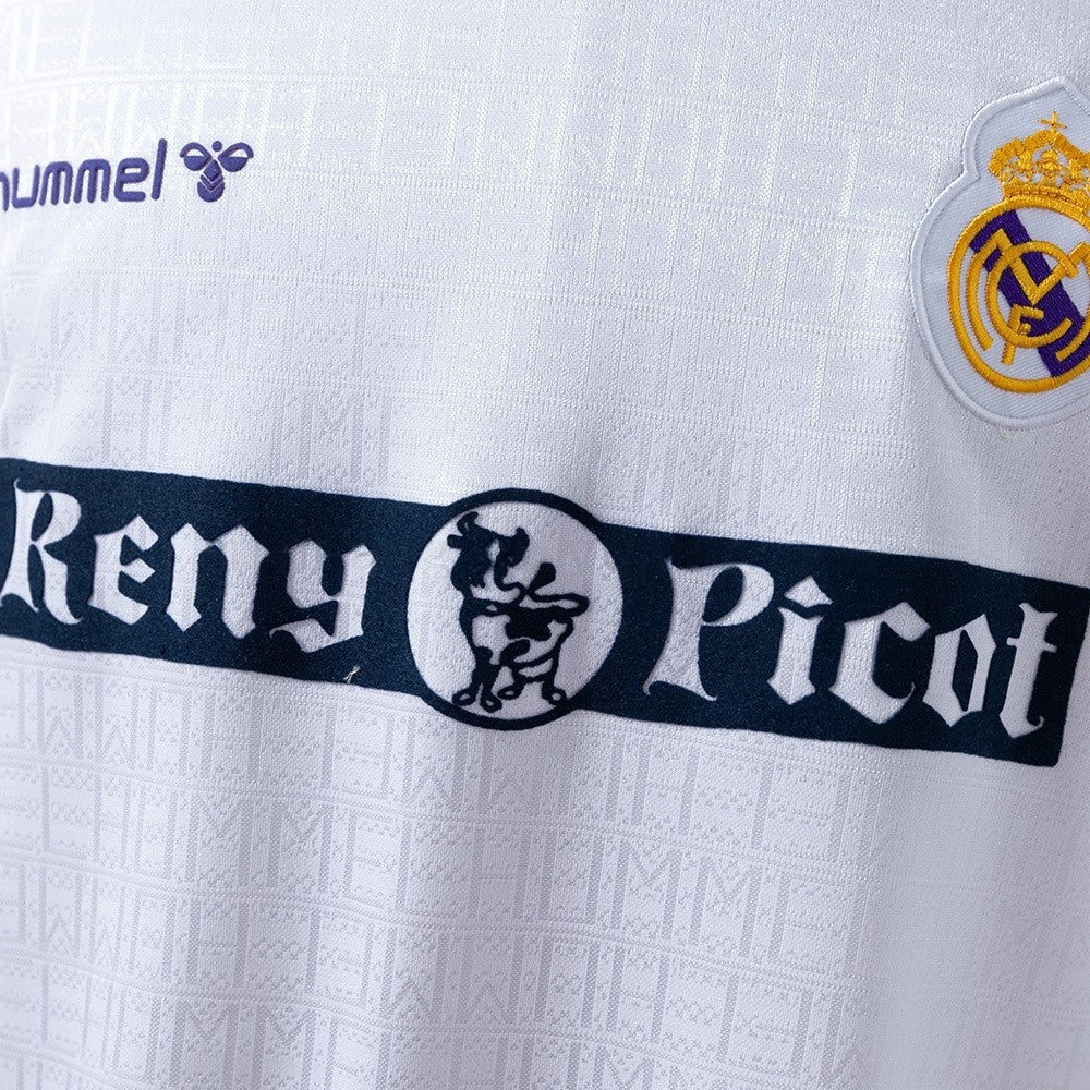 Real Madrid Jersey 1989-90 Home Retro Football Kit