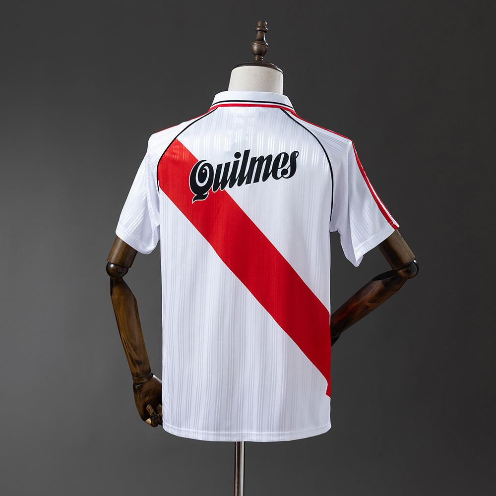 River Plate Jersey 1995-96 Home Retro Football Kit