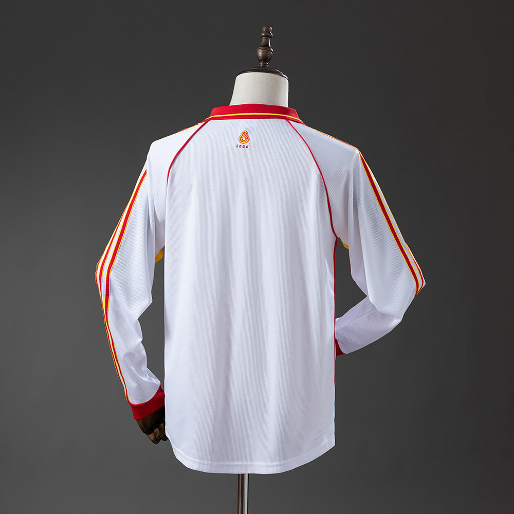 Galatasaray Jersey 1999-00 Away Retro Football Kit Long Sleeves