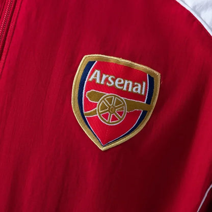 Arsenal Windbreaker 2025/26 Red Football Kit