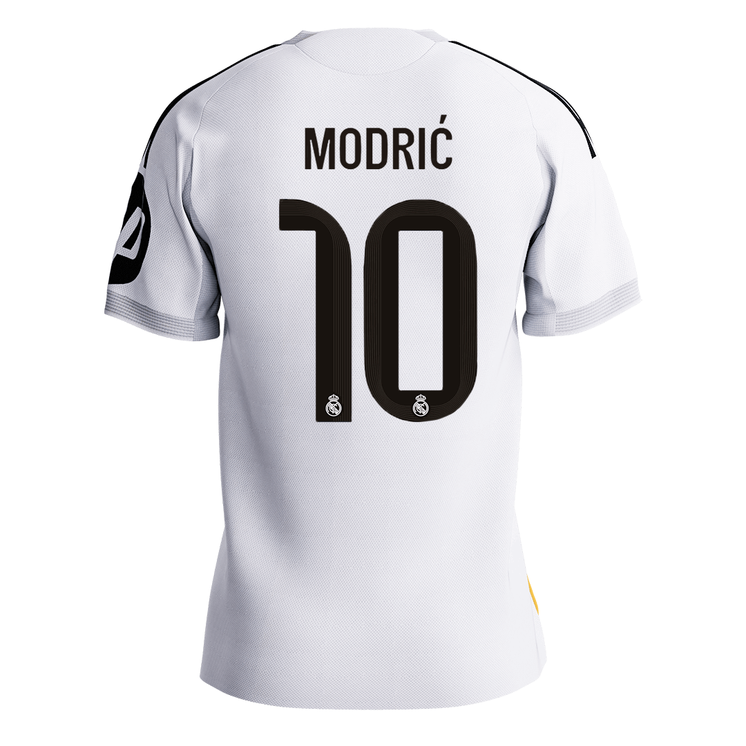 MODRIĆ #10 Mens Real Madrid Home Jersey 2025/26 - Player Version (Slim Fit) [PREMIUM]