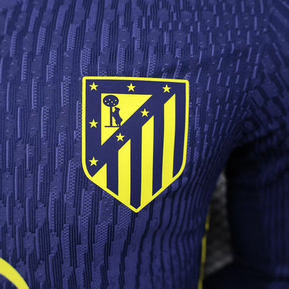 Player Version Atletico Madrid Jersey 25/26 Away Long Sleeves Football Kit Soccer Jersey