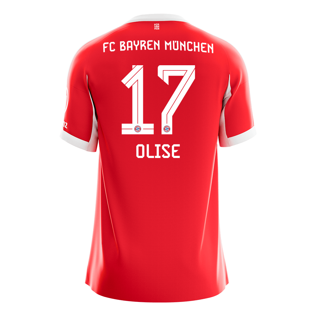 OLISE #17 Mens Bayern Munich Home Jersey 2025/26 [PREMIUM]