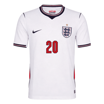 PALMER #20 Mens England World Cup Home Jersey 2026