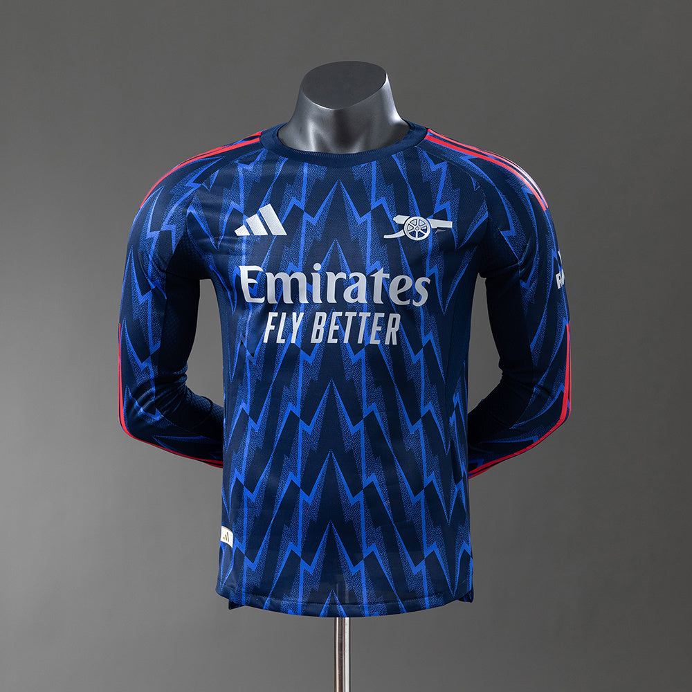 Arsenal Jersey 25/26 Away Long Sleeves Football Kit Player Version