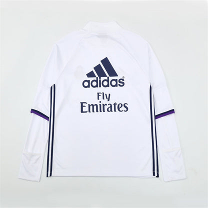 Retro Real Madrid Training Tracksuits 2016-17 Football Kit Soccer Jersey