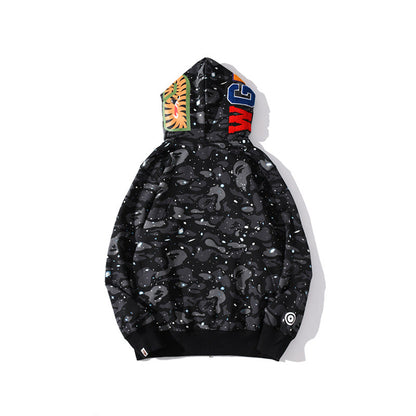 BAPE Shark Sweater Double Hood Sweater