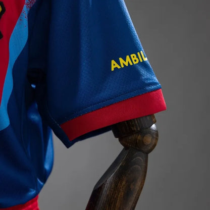 Kids Barcelona Jersey 25/26 Fourth Football Kit