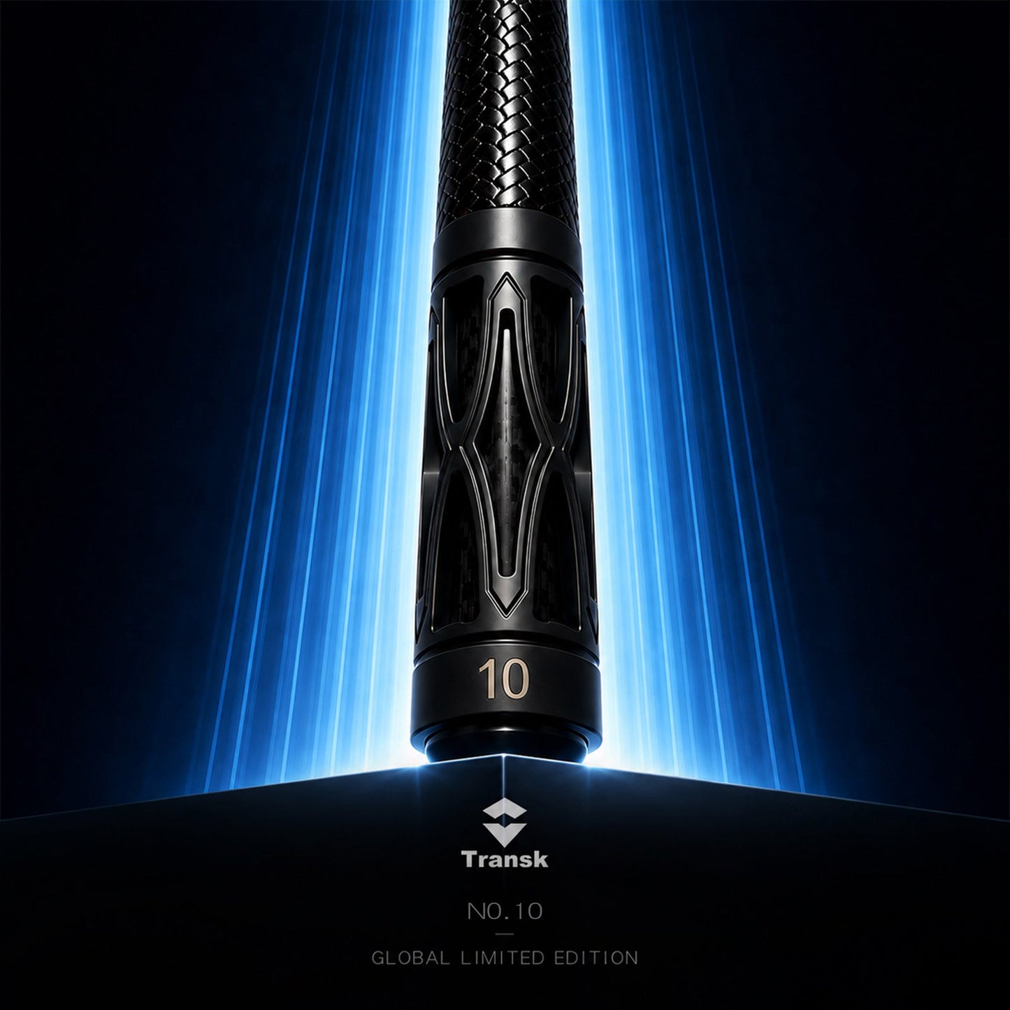 TRANSK Global Collector's Edition Metal Carbon Fiber Pool Cue - No.01, Only 10 Pieces Worldwide