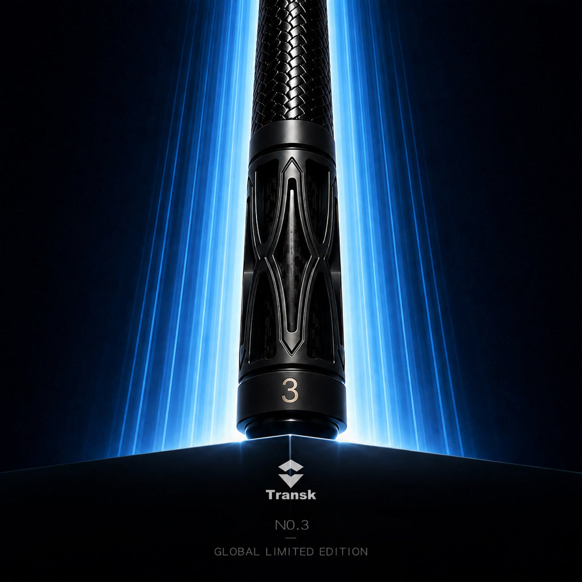 TRANSK Global Collector's Edition Metal Carbon Fiber Pool Cue - No.01, Only 10 Pieces Worldwide