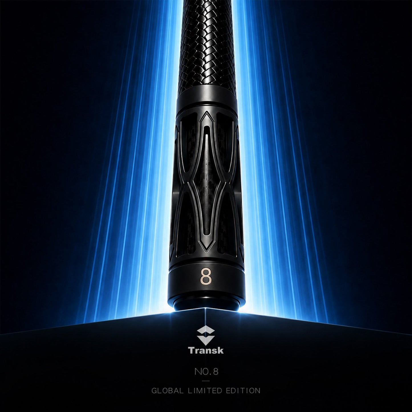 TRANSK Global Collector's Edition Metal Carbon Fiber Pool Cue - No.01, Only 10 Pieces Worldwide