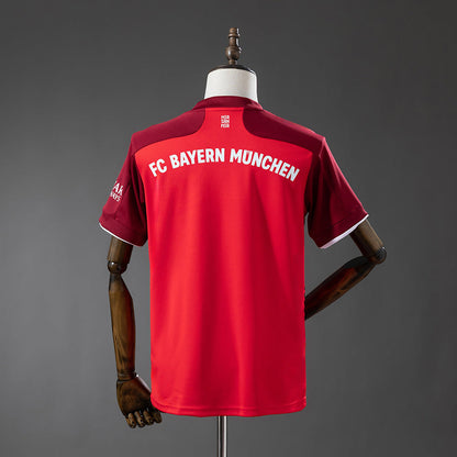 Bayern Munich Home Jersey 2021-22 Retro Football Kit Soccer Shirt