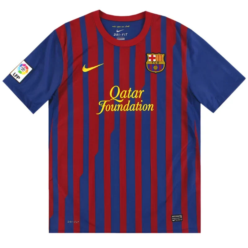 Nike Fc Barcelona Vintage Collectors Home Stadium Jersey 11/12