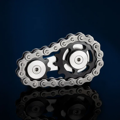 Fidget Spinner Metal Stainless Steel Bearings - GearSpin 75g Smooth Spin EDC Stress Relief ADHD