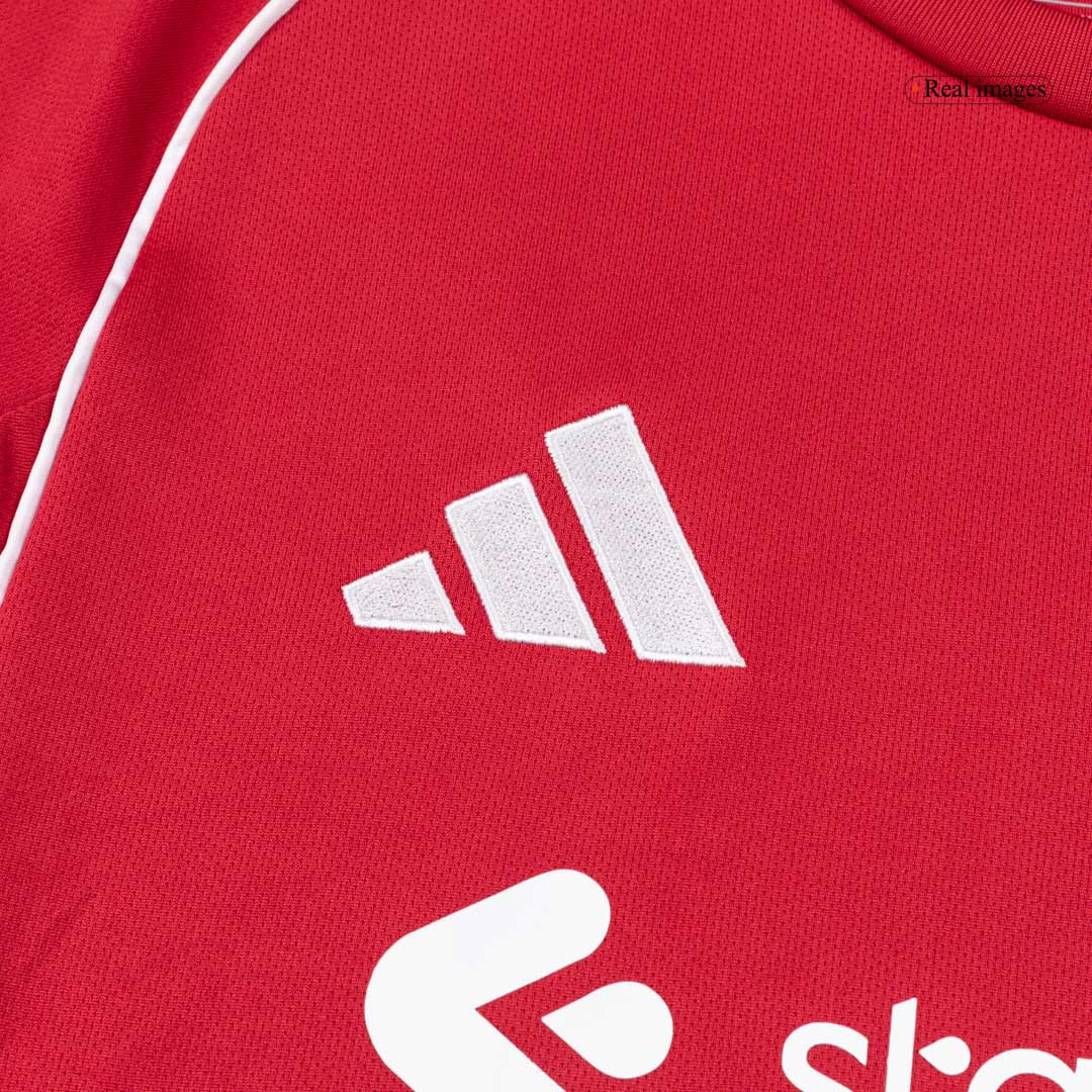 Mens Liverpool Home Long Sleeve Jersey 2025/26