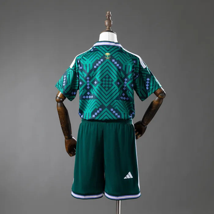 Kids Saudi Arabia Home Jersey 2026 World Cup Football Kit Soccer Shirt