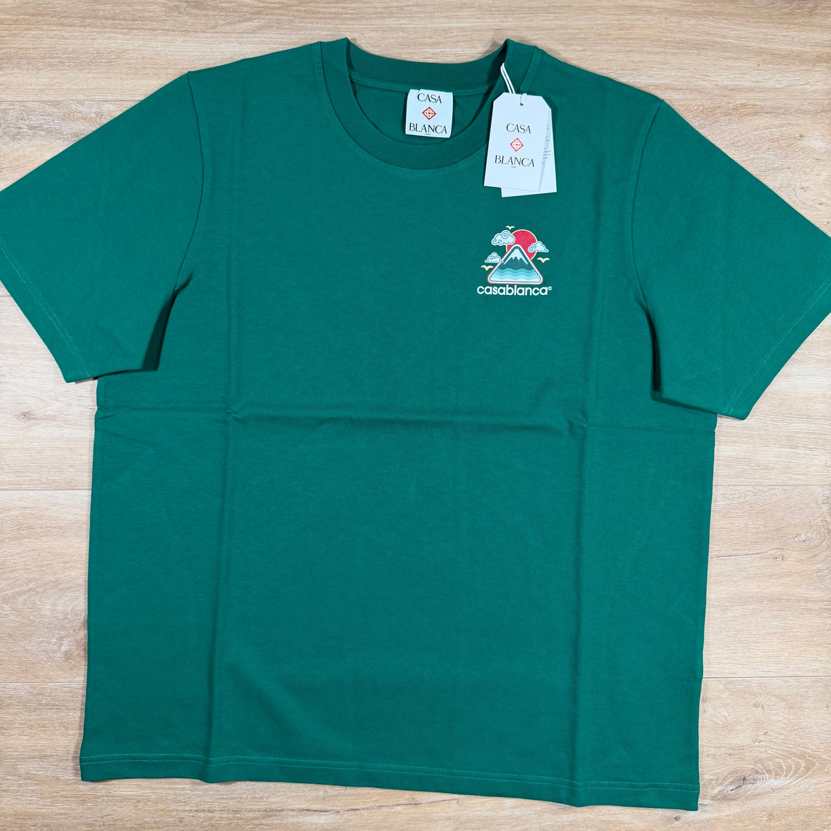 Casablanca Montagne Ondulee T-Shirt in Green