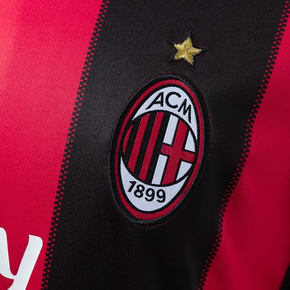 AC Milan Jersey 2010-11 Home Retro Kit Long Sleeves