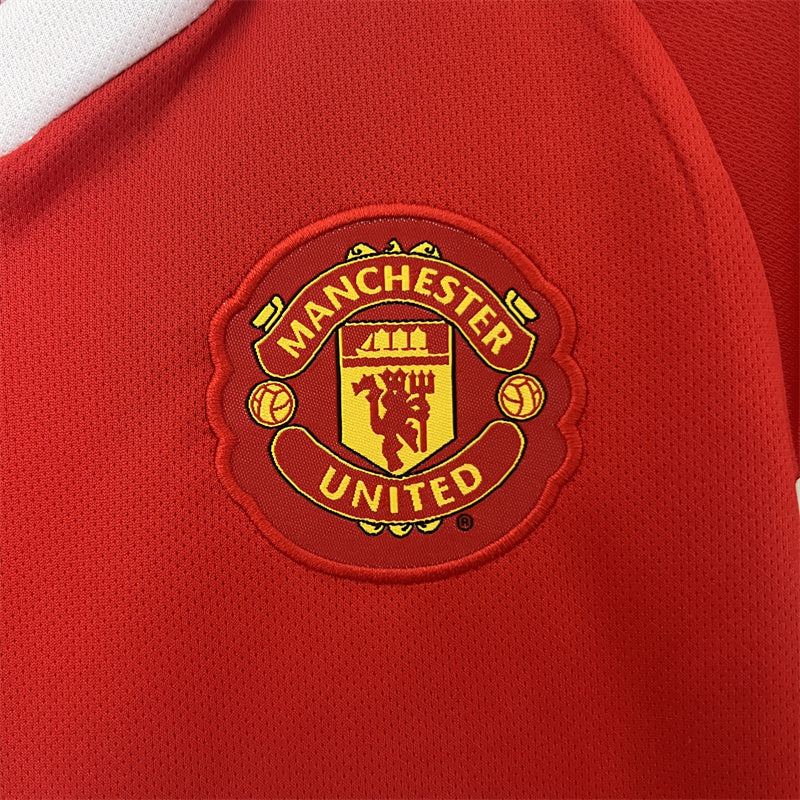 Retro Kids Manchester United Home Jersey 10/11