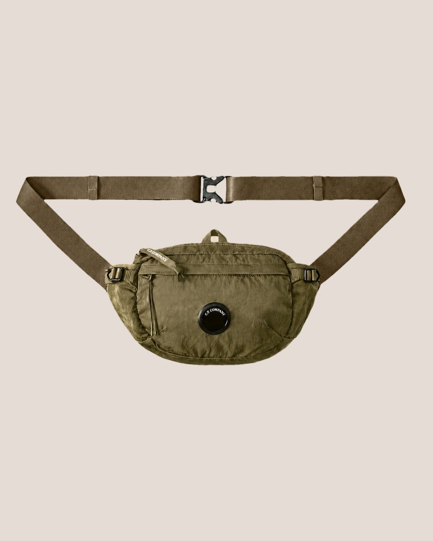 C.P. Company Nylon B Lens Waist Bag in Ivy Green