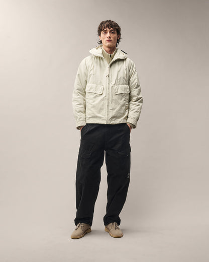 C.P. Company Twill Mixed Explorer Jacket in Silver Birch