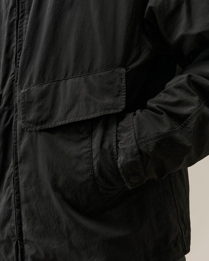 C.P. Company Twill Mixed Explorer Jacket in Black