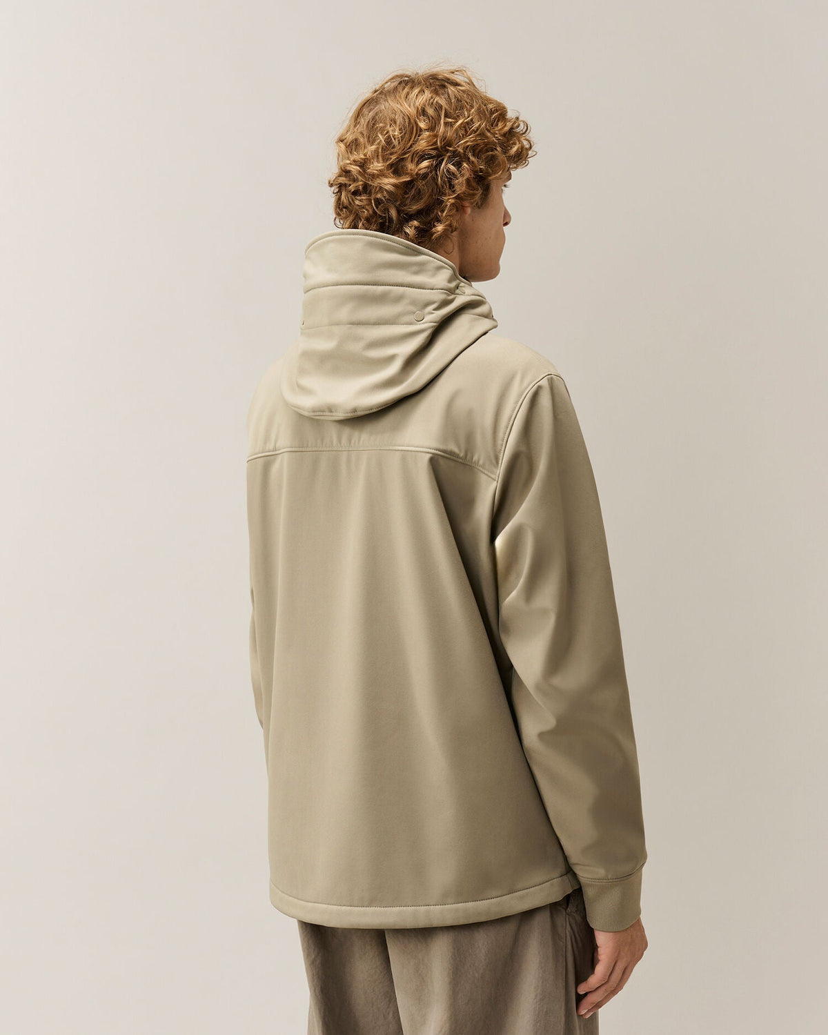 C.P. Company Shell-R Goggle Jacket in Fallen Rock - Beige