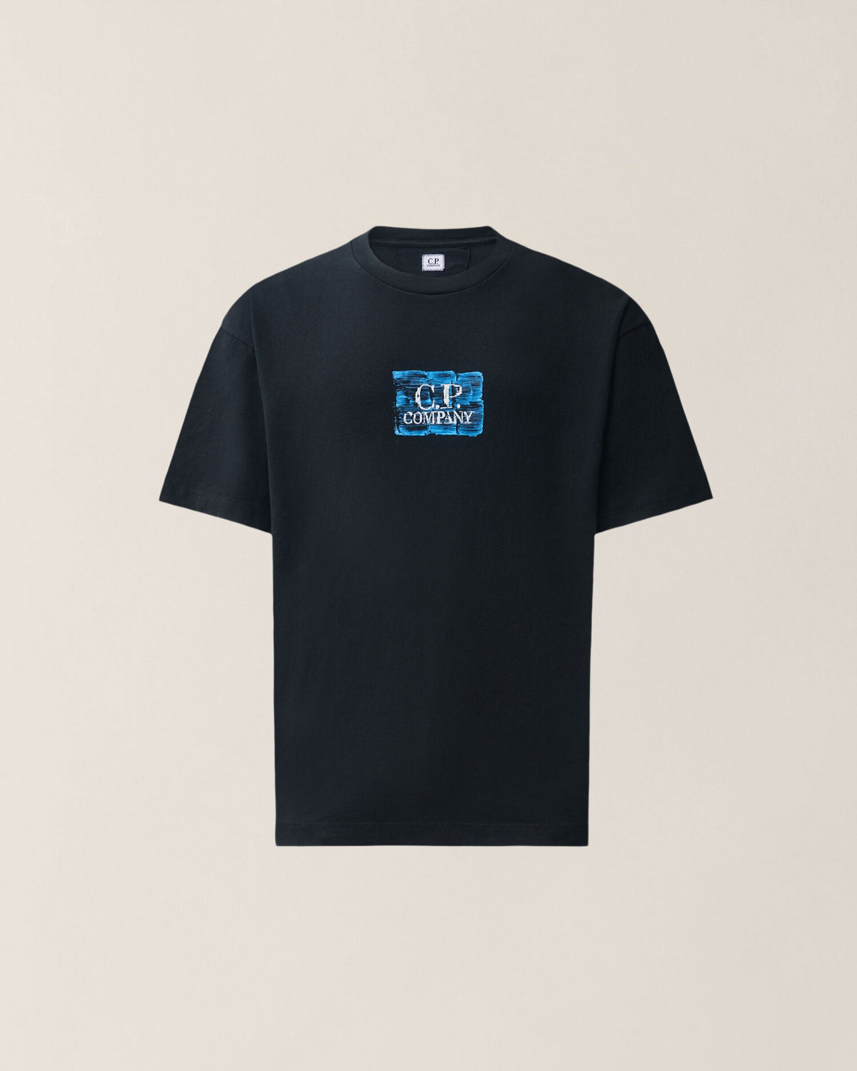 C.P. Company 30/1 Jersey Graphics T-Shirt in Black