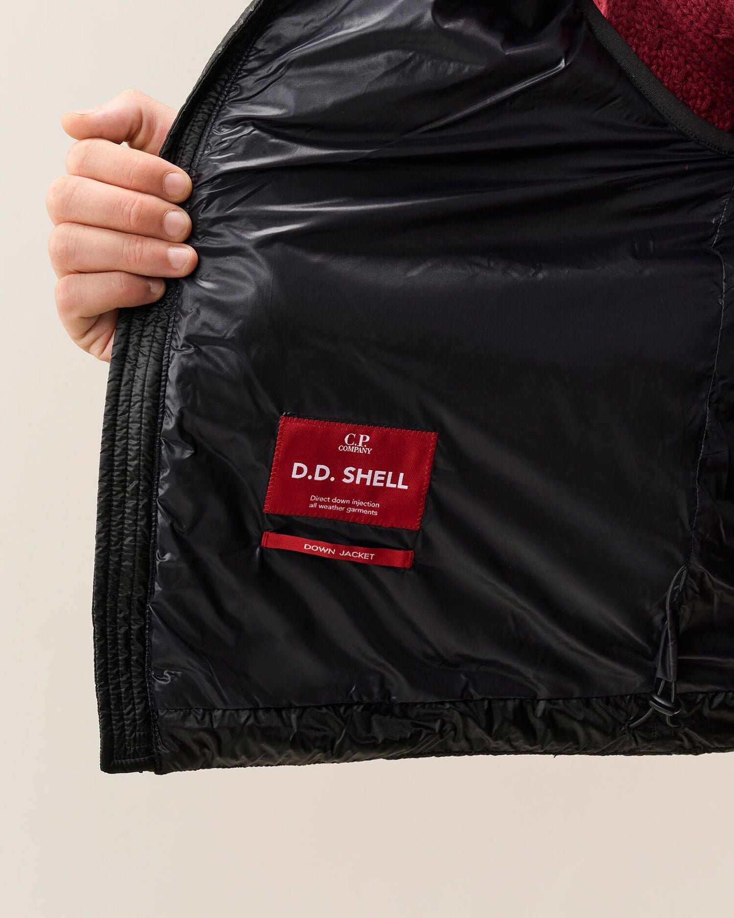 C.P. Company D.D. Shell Goggle Down Gilet in Black