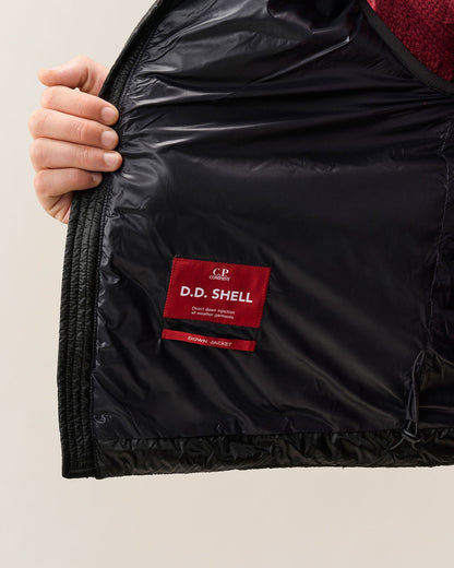 C.P. Company D.D. Shell Goggle Down Gilet in Black