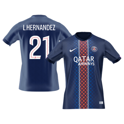 L.HERNANDEZ #21 Mens PSG Home Jersey 2025/26 [PREMIUM]