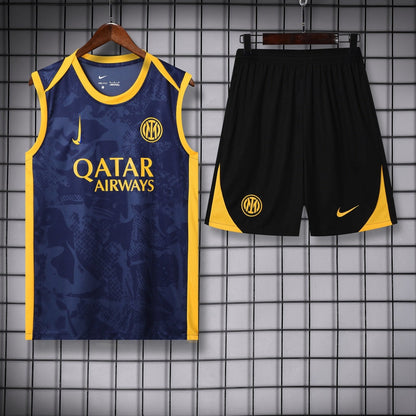 Inter Milan Vest Set Training Tracksuits 25/26 Football Kit Soccer Jersey