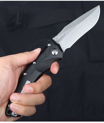 Folding Knife M390 Steel Pocket Knife G10 Handle 58 HRC One-Hand Opening EDC Camping Knife