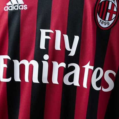 AC Milan Jersey 2016/17 Home Retro Football Kit