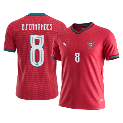 B.FERNANDES #8 Mens Portugal World Cup Home Jersey 2026