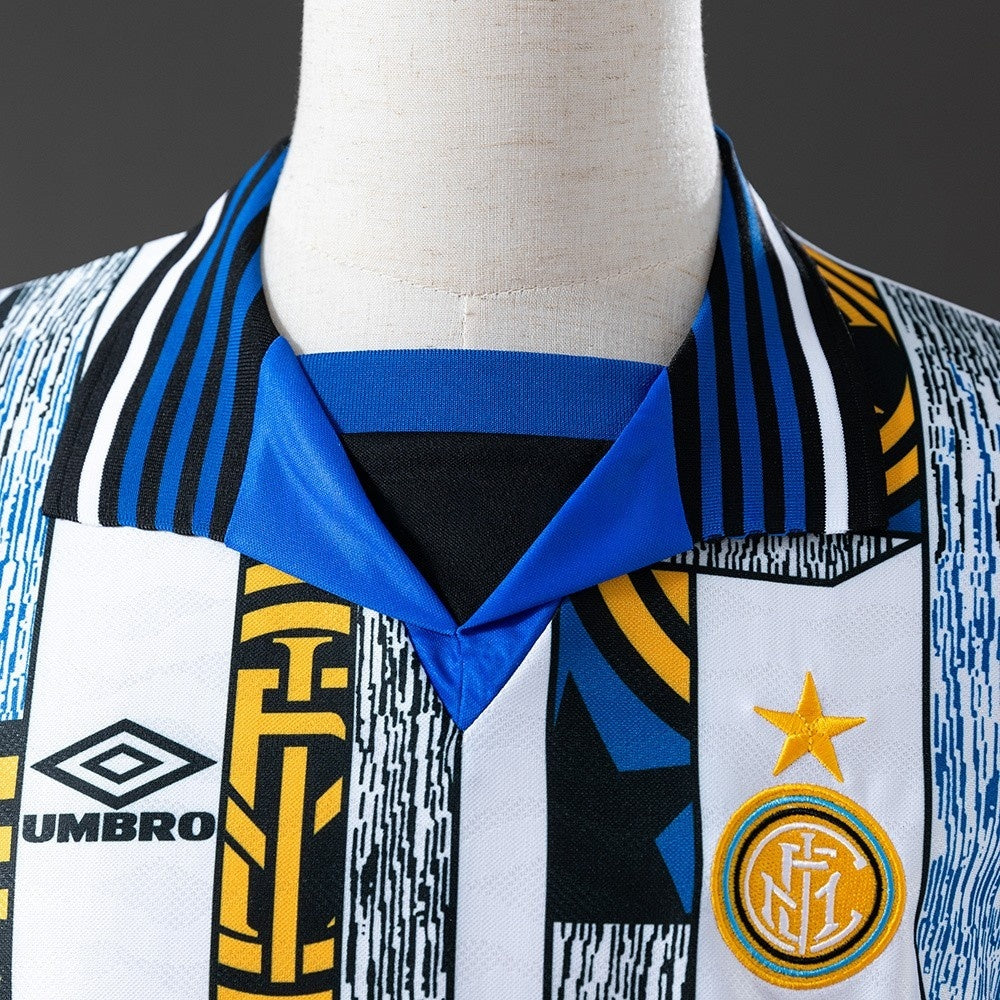 Inter Milan Jersey 1995-96 Away Retro Football Kit