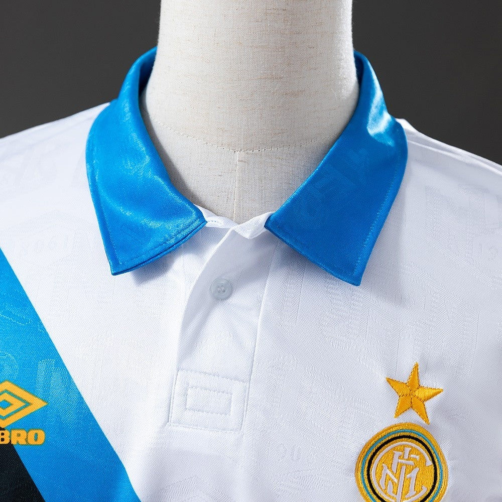 Inter Milan Jersey 1994-95 Away Retro Football Kit