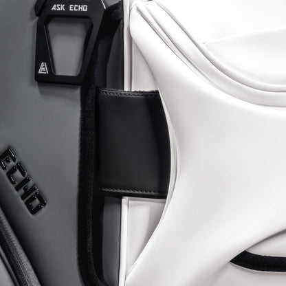 ASK ECHO Cart Strap Sleeve – Premium Cart Bag Protection Cover for High-End Leather Golf Bags / Black