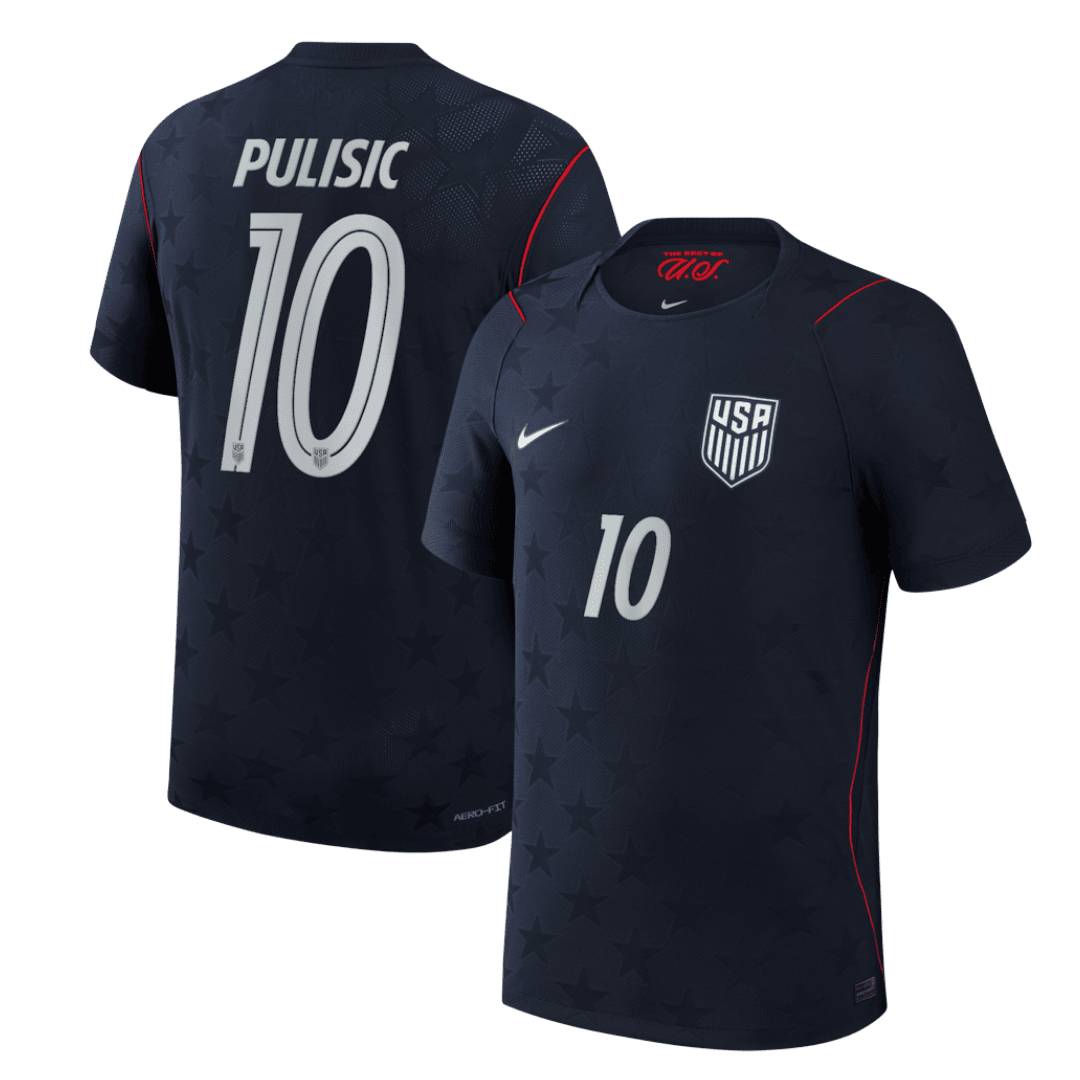 PULISIC #10 Mens USA World Cup Away Jersey 2026 - Player Version (Slim Fit)