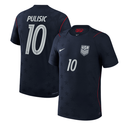 PULISIC #10 Mens USA World Cup Away Jersey 2026 - Player Version (Slim Fit)